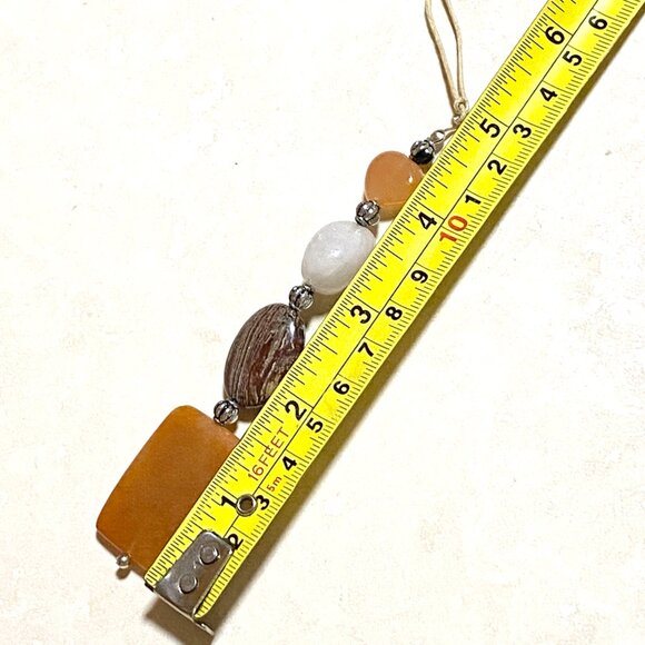 2/20$, Orange Pink Crystal Stone Lucky Charm / Car Rearview Mirror Charm - Picture 13 of 13